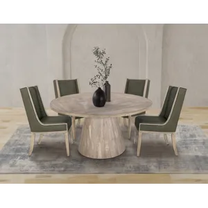BARRETT BLONDE TABLE & 4 SC