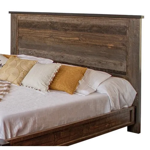 Antique Gray King Headboard