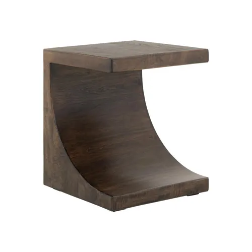 Dark Mezquite Chairside Table