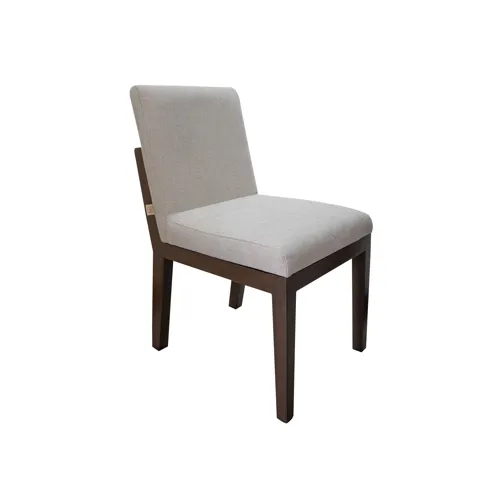 Natural Parota Upholstered Chair
