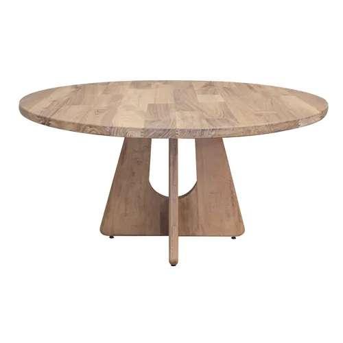 Natural Parota Round Dining Table