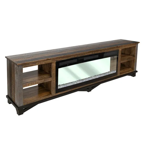 Loft Brown Electric Fireplace