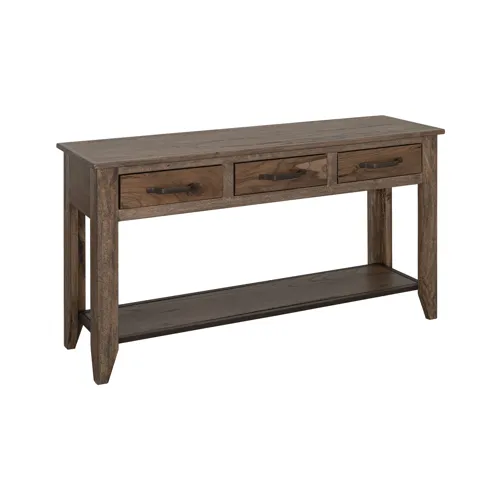 Natural Teca Sofa Table