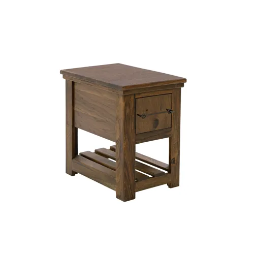 Walnut Chairside Table