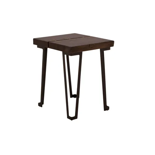 Walnut Chairside Table