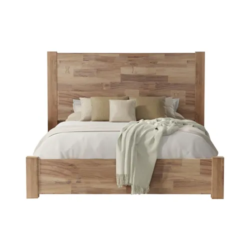 Natural Parota Queen Bed