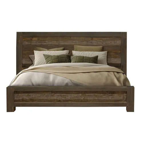 Loft Brown Low Profile Footboard King Bed