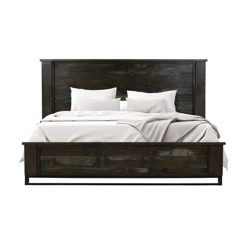 Dark Teak King Bed