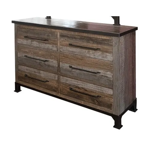 Antique Gray Dresser