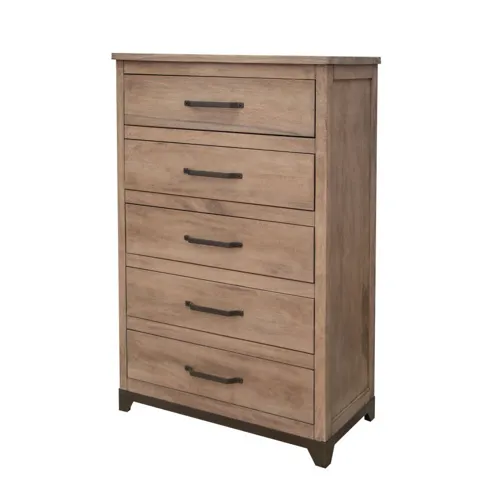 Natural Parota Chest w/5 Drawers