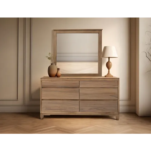 Parota Nova Dresser & Mirror