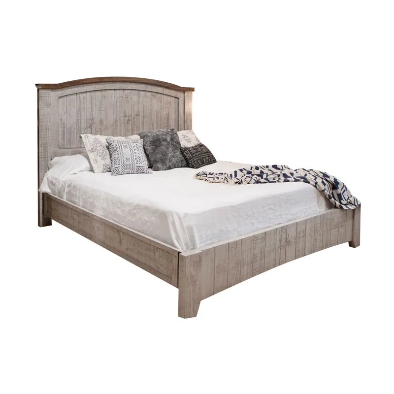 Pueblo Gray King Bed