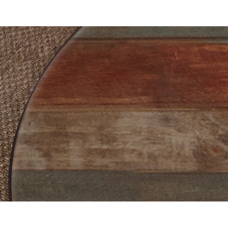 Antique Multicolor Antique Bistro Table Barrel Design