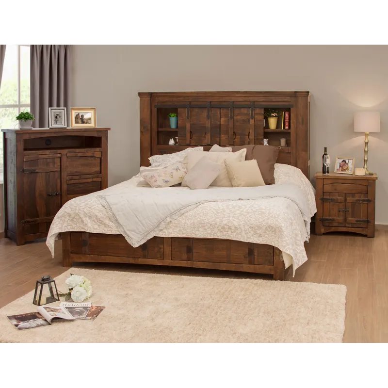 Mezcal Storage King Bed