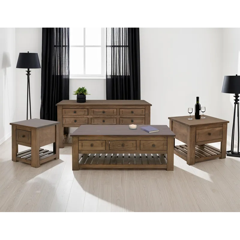 Parota III Chairside Table