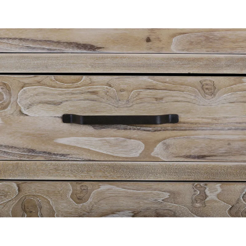 White Teak Nightstand