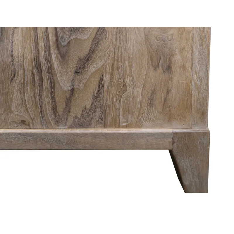 White Teak Nightstand