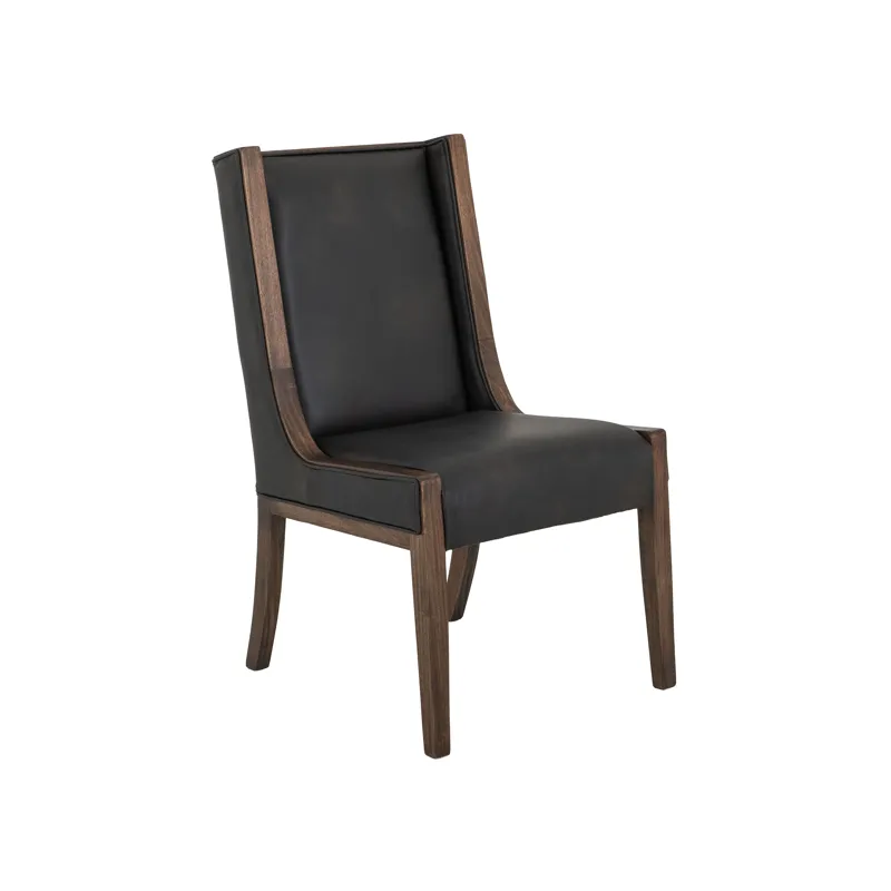 Walnut Upholstered Chair