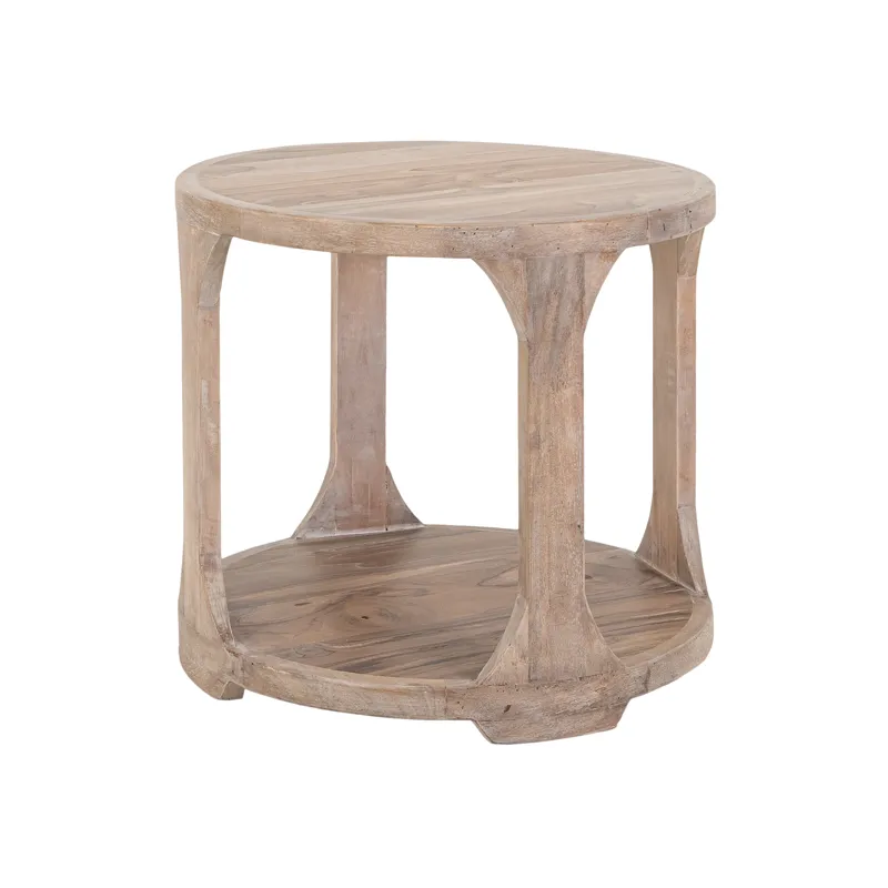 White Balam End Table