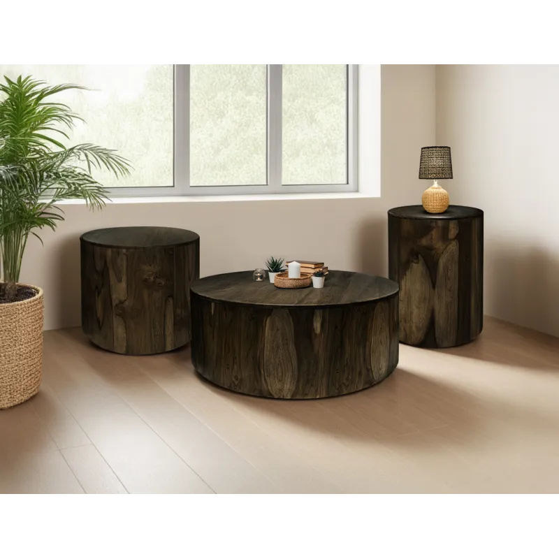 Black Balam Chairside Table