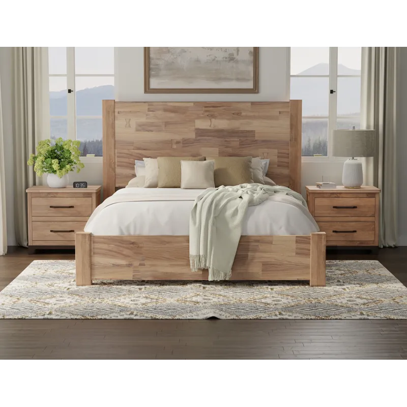 Natural Parota King Bed