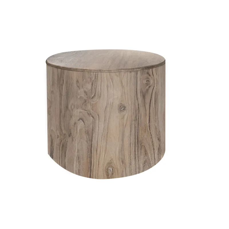 White Balam End Table