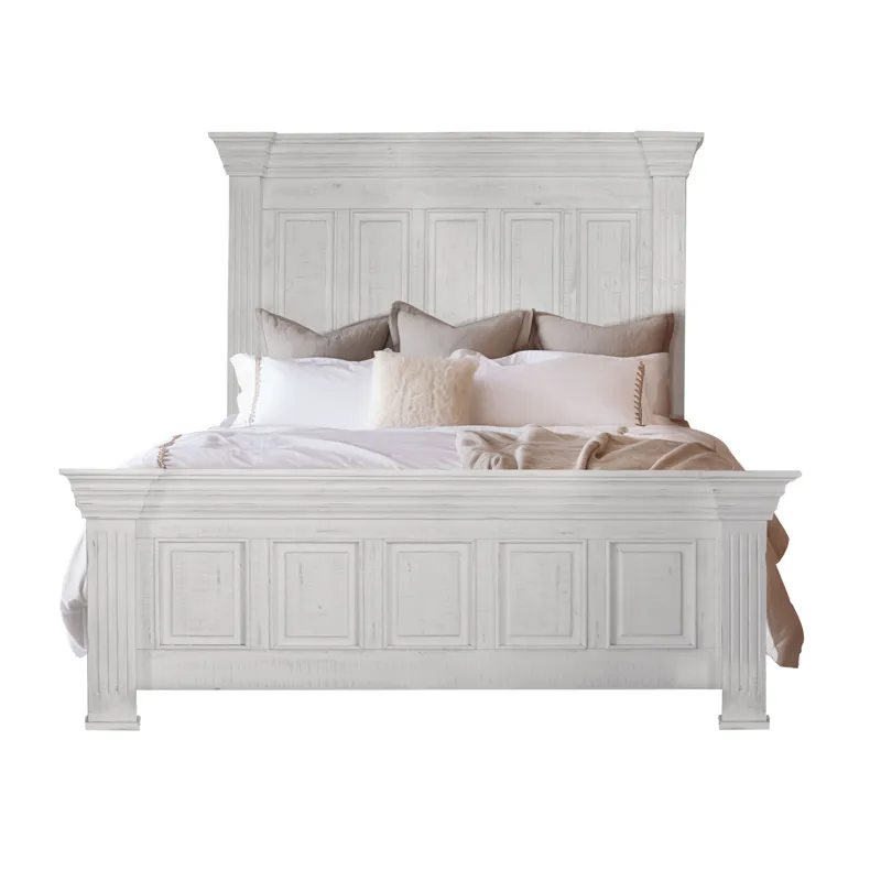 Terra White King Bed