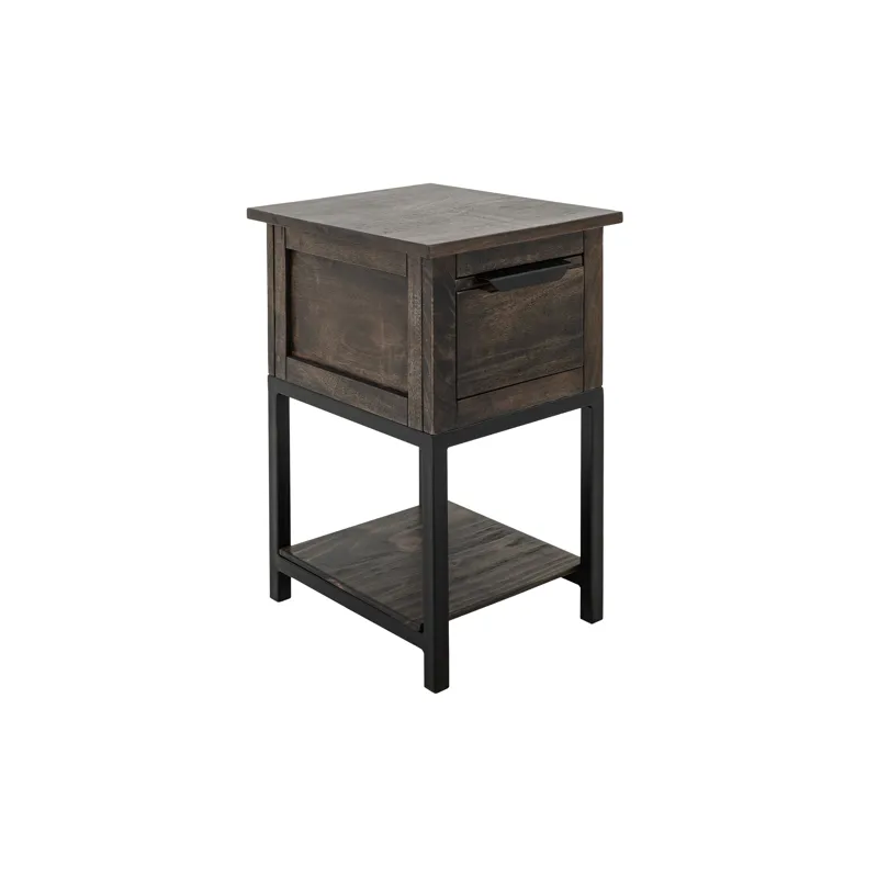 Dark Mita Chairside Table