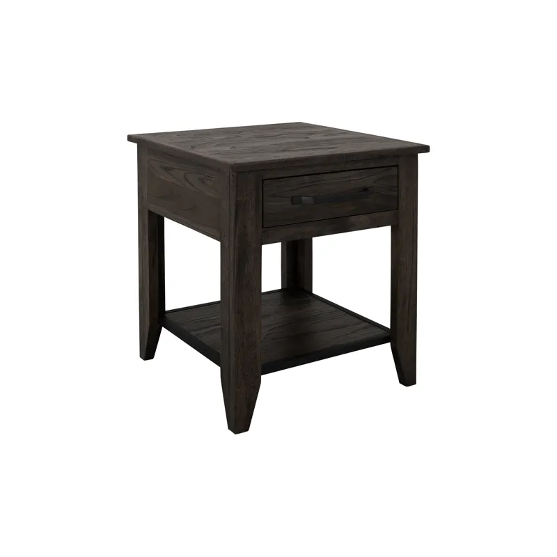 Dark Teak End Table