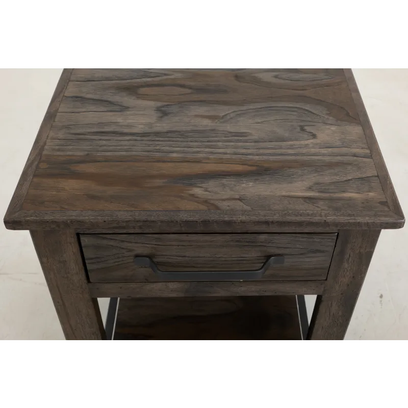 Dark Teak End Table