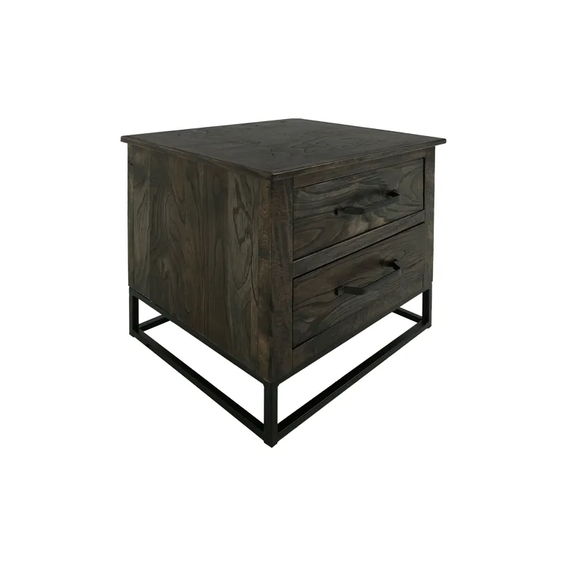 Dark Teak Nightstand