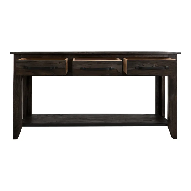 Dark Teak Sofa Table