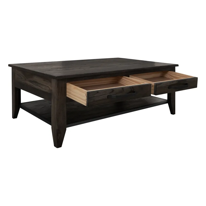 Dark Teak Cocktail Table