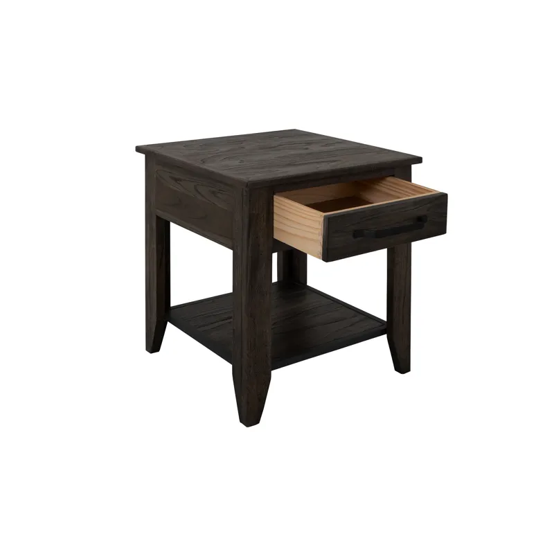 Dark Teak End Table