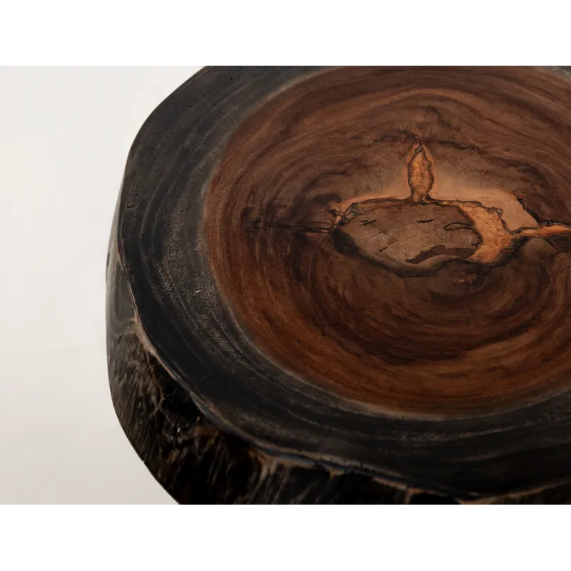 Parota Epoxy Chairside Table