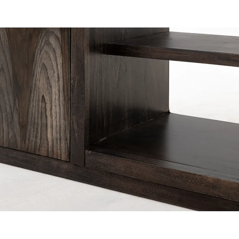 Black Balam TV Stand for Fire Place