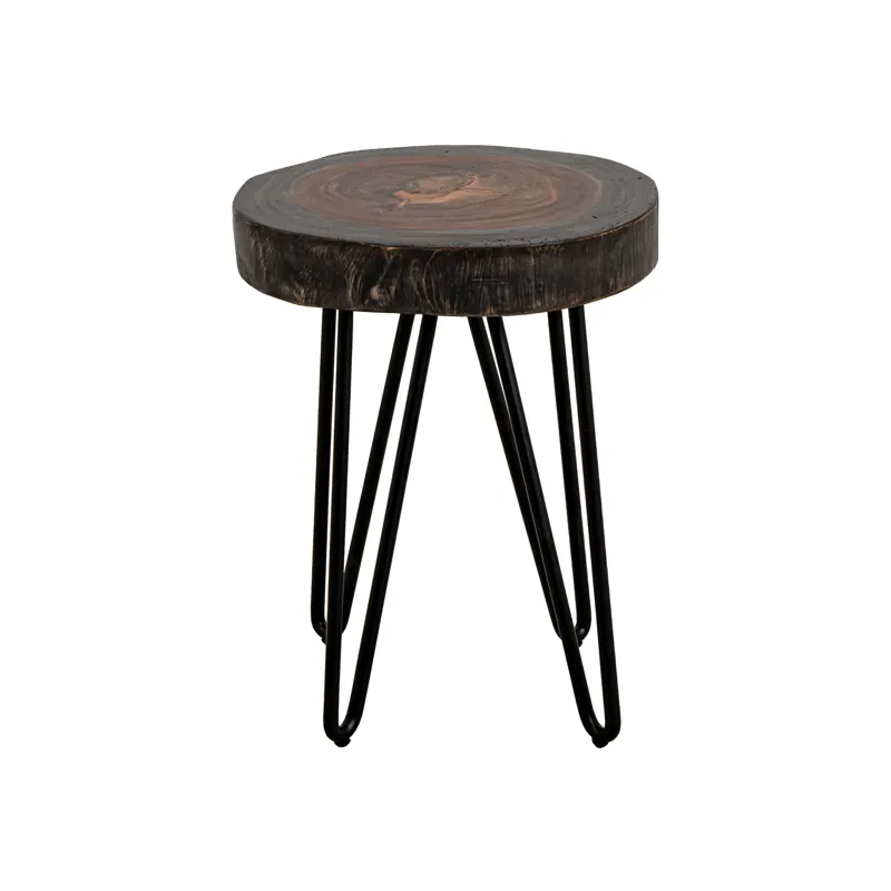 Parota Epoxy Chairside Table
