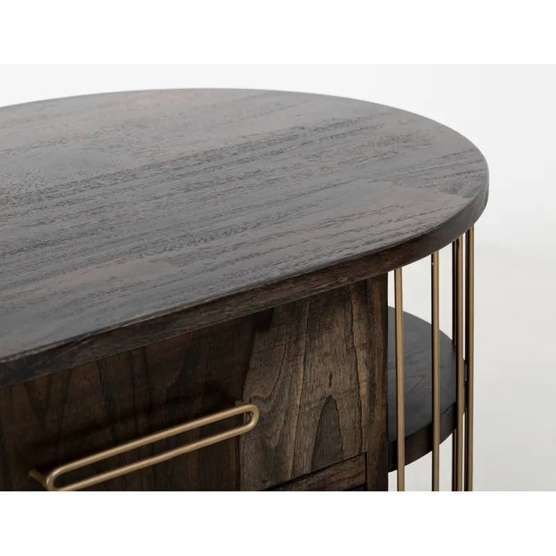 Black Balam Kitchen Island