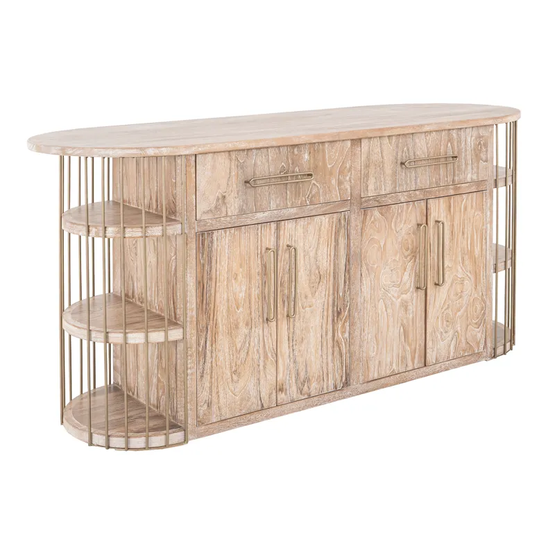 White Balam Kitchen Island
