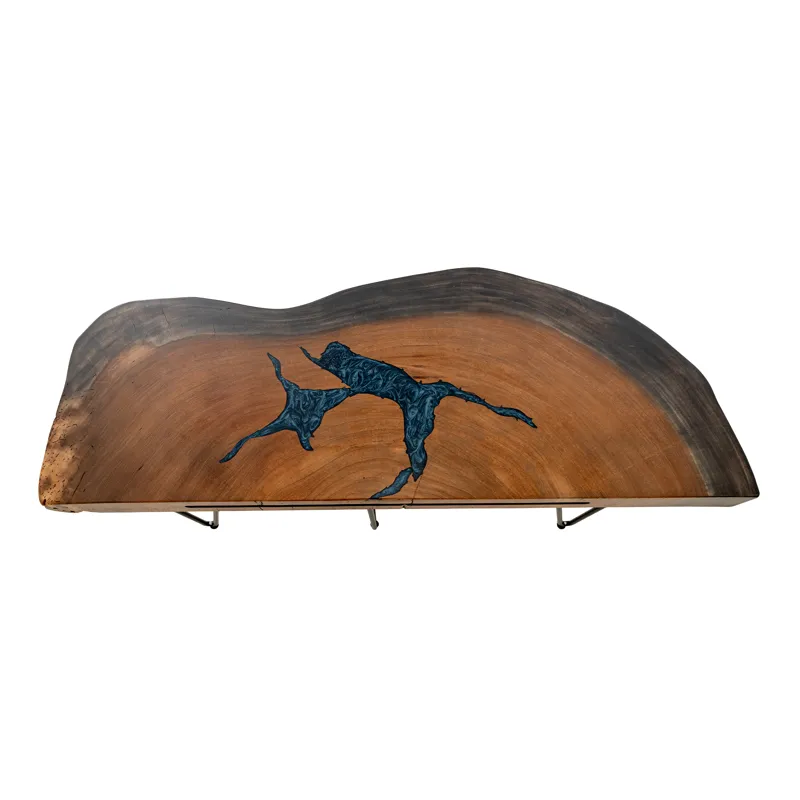 Parota Epoxy Sofa Table