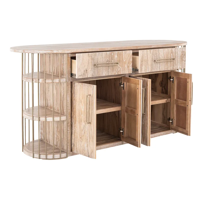 White Balam Kitchen Island
