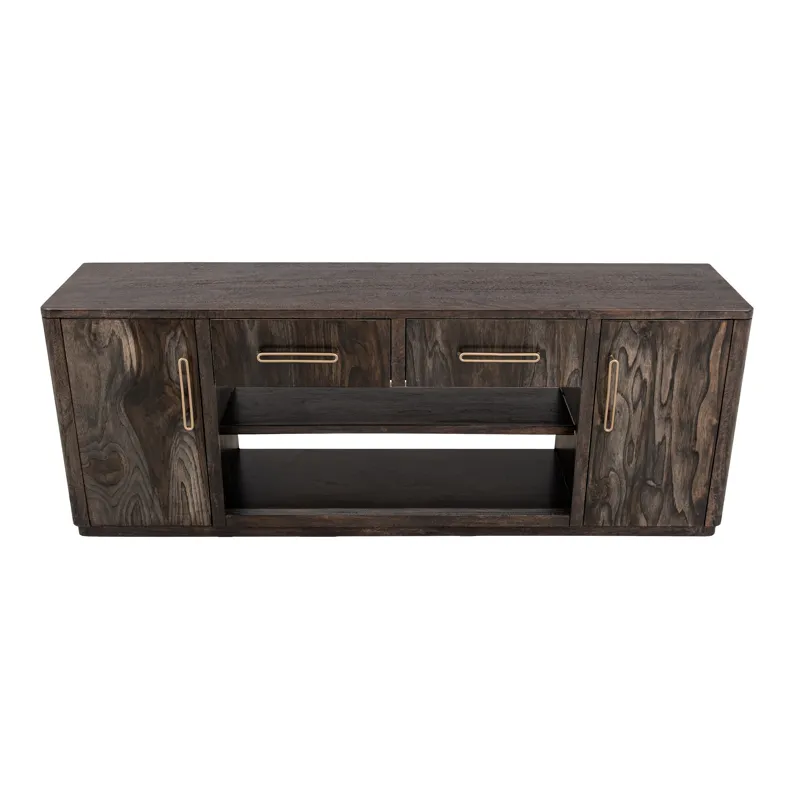 Black Balam TV Stand for Fire Place