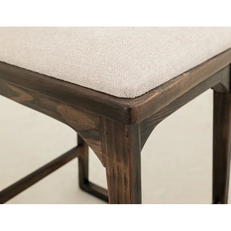 Black Balam Upholstered Barstool