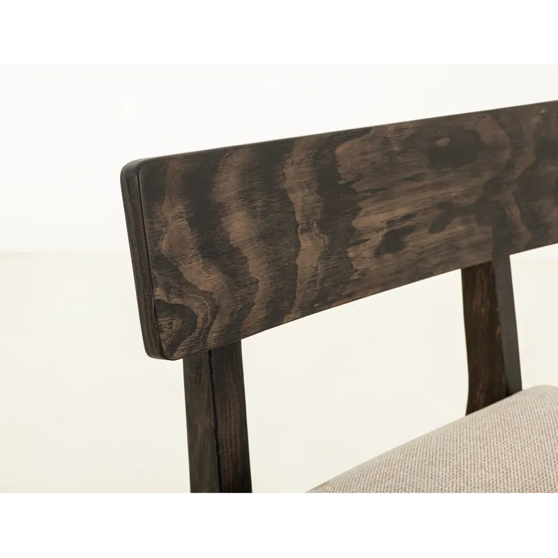 Black Balam Upholstered Barstool