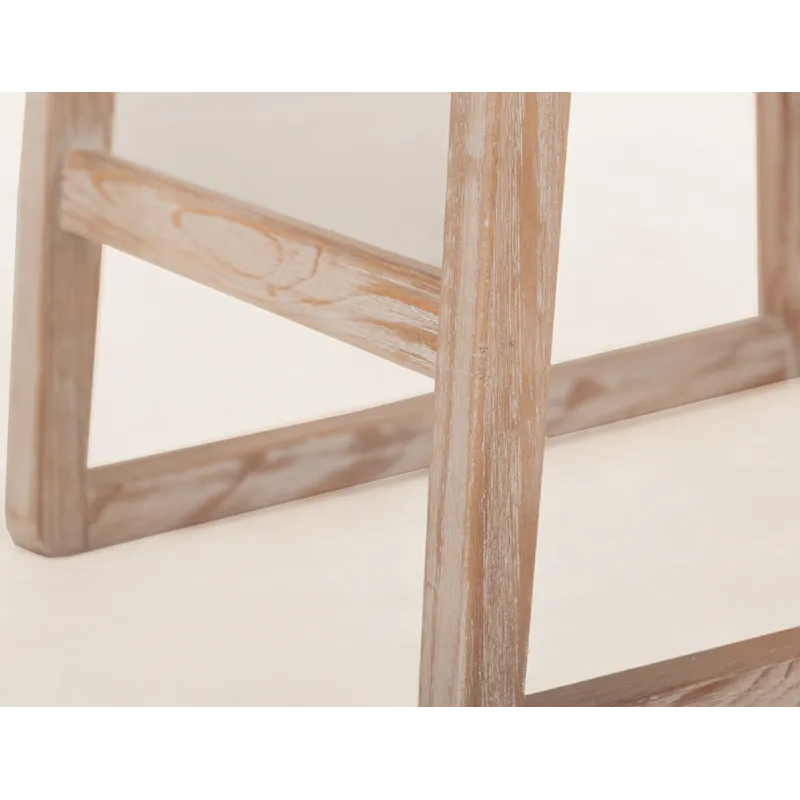 White Balam Upholstered Barstool