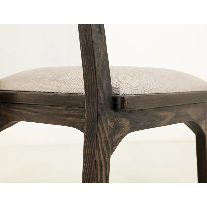 Black Balam Upholstered Barstool