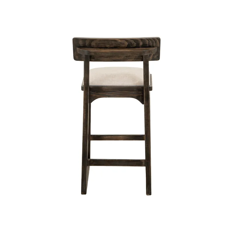 Black Balam Upholstered Barstool