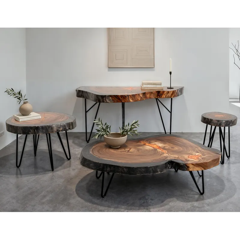 Parota Epoxy Cocktail Table