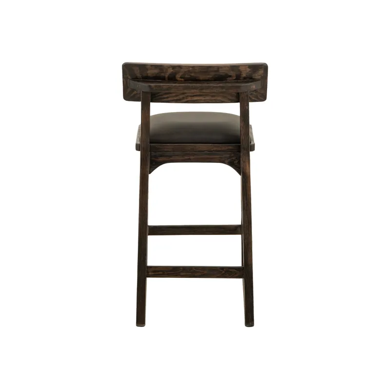 Black Balam Upholstered Barstool