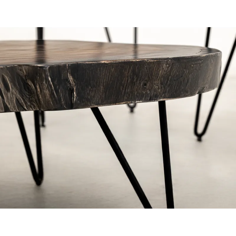 Parota Epoxy Cocktail Table